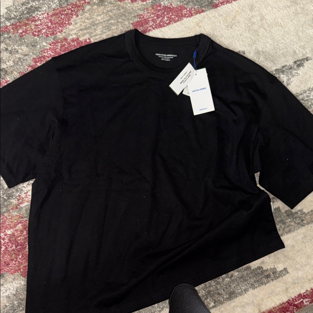 Jack & Jones Black Short Sleeve Tee